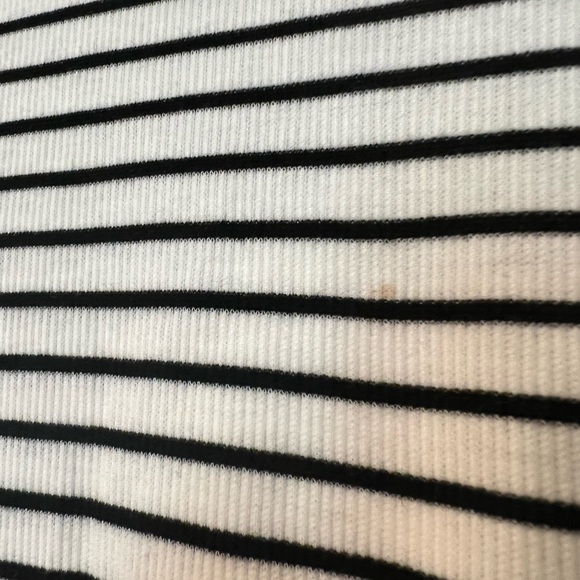 NWT polyester medium stripped body con forever 21 dress black and white - Picture 4 of 8